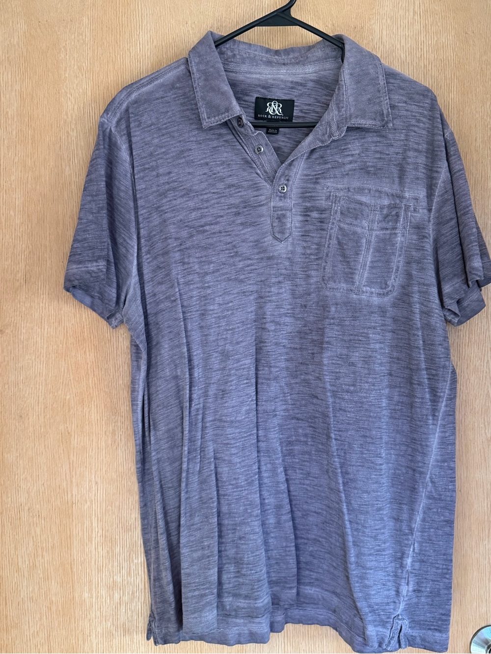 Men’s Heather Gray Polo Shirt